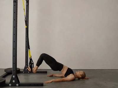 The 4 TRX Glute Exercises For Your Home Workouts Thumbnail Image