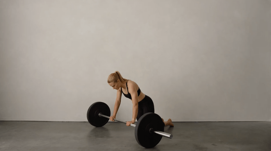 Barbell workout no online rack