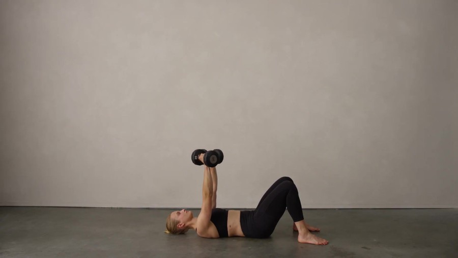 The 7 Dumbbell Floor Exercises For Your Home Workouts Feature Image