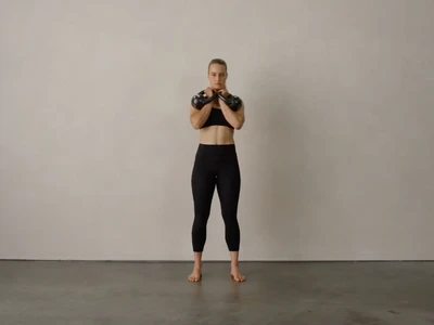 Try This Light Kettlebell Workout To Ease Back Into Your Training Routine Thumbnail Image